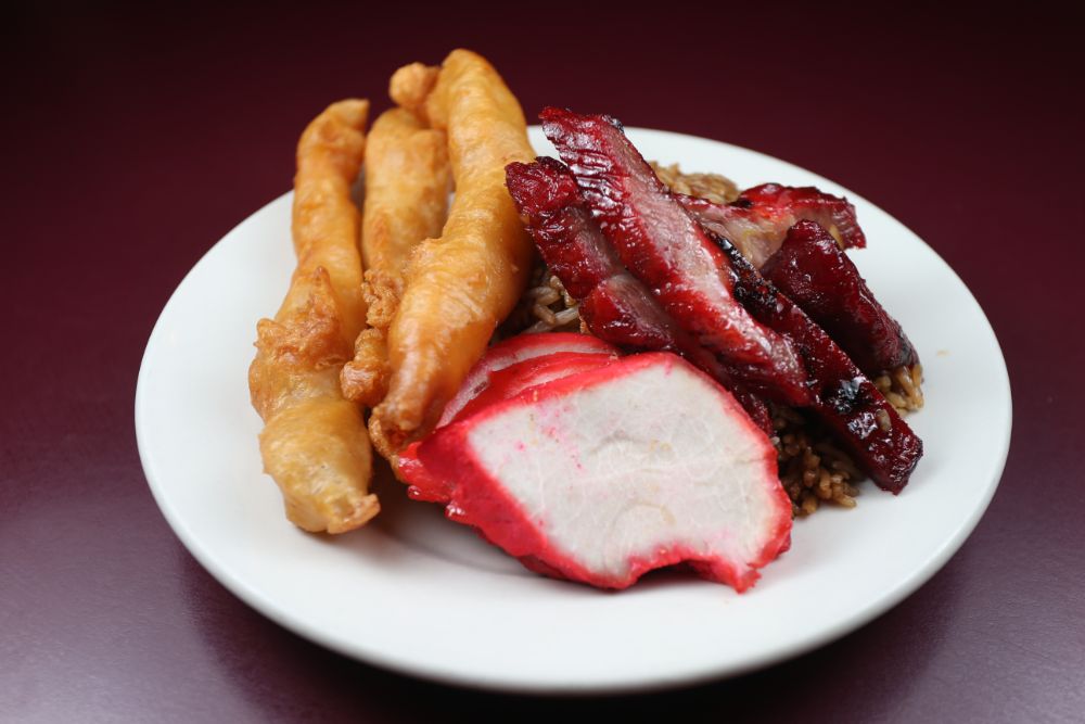 9. fried shrimp or baby fried shrimp, pork strips, boneless spareribs, pork frie...